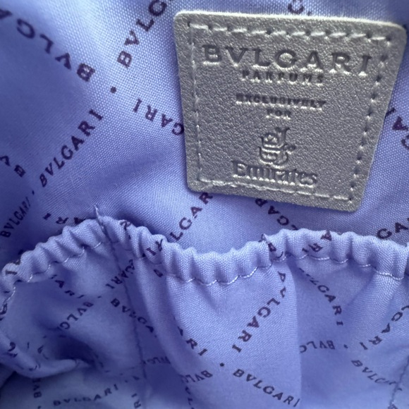 Bvlgari Emirates Business Class Amenity Kit (2024) SIlver Cosmetic Case EMPTY - Picture 3 of 9